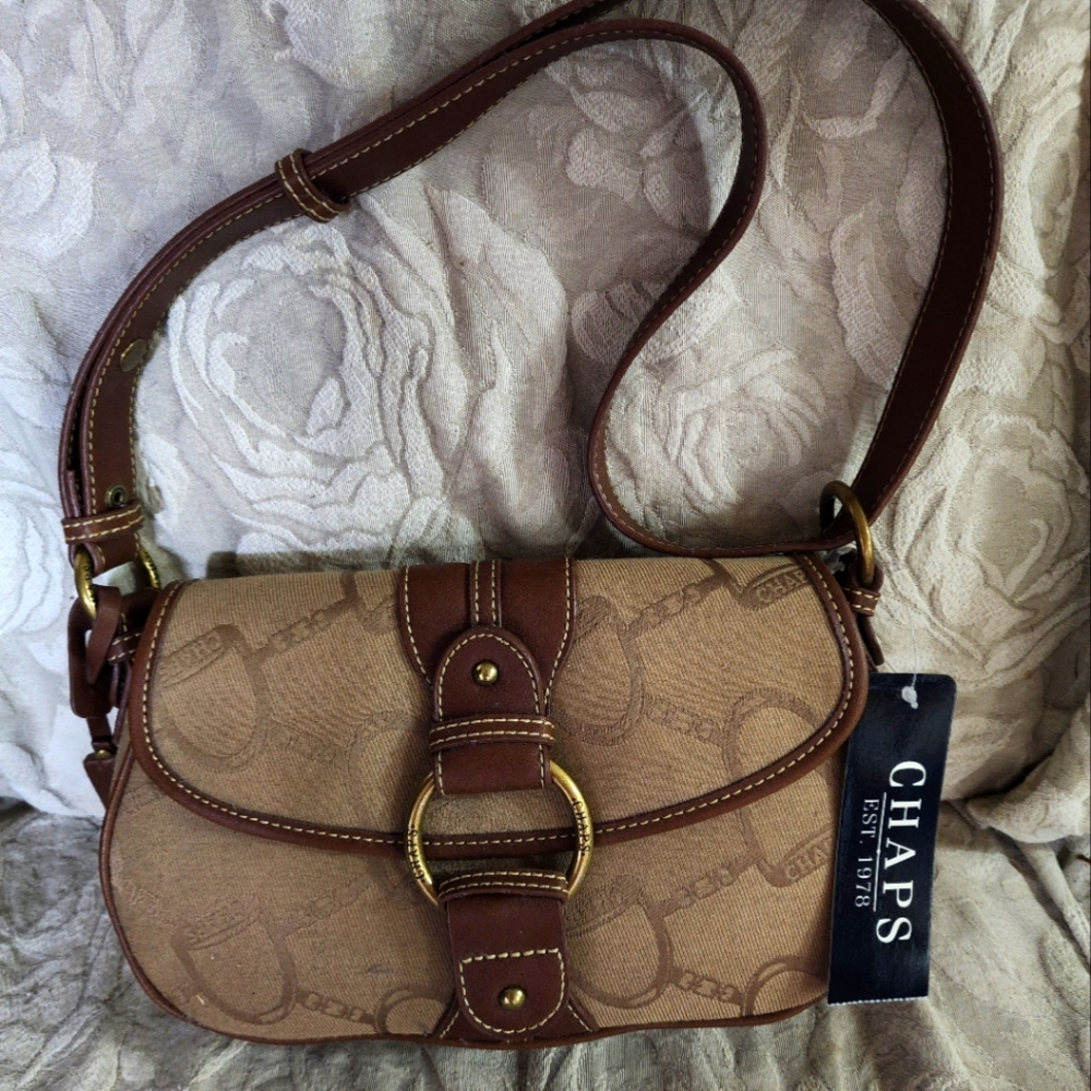 CHAPS Millbrook Khaki Shoulder bag. NWT
